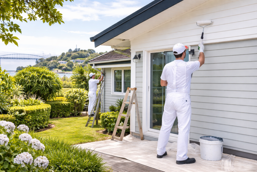 exterior painting by painters in Birkenhead Auckland