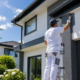 Best Painters in Glenfield working on house exterior