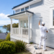 House painters Castor Bay repainting a coastal Auckland home exterior