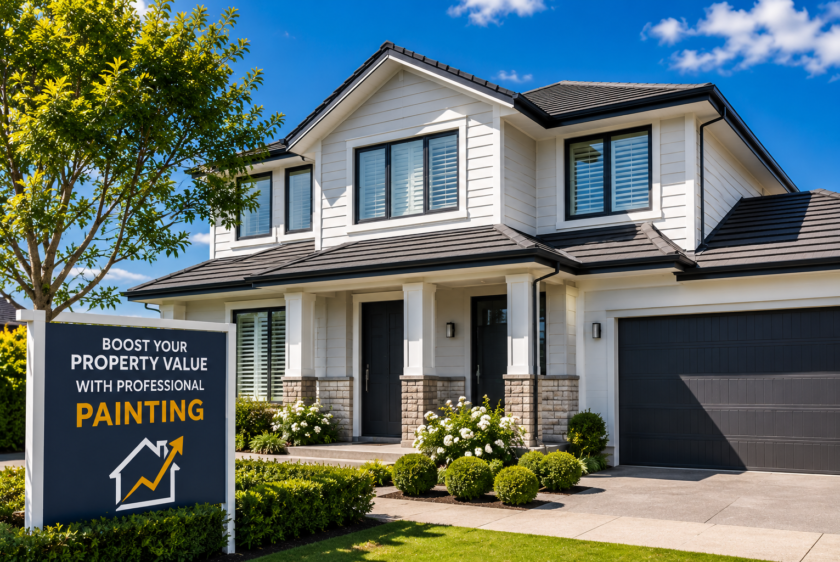 Professional Painters in Hauraki transforming a modern residential property