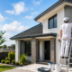 Professional Painters in West Auckland completing a residential house painting project by Premier Paint Works.
