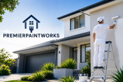 Professional Painters North Shore from Premier Paint Works painting a modern residential home with premium interior and exterior painting services.