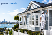 Professional exterior house painting in Devonport by Premier Paint Works