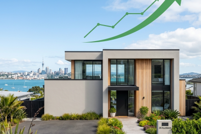 Increase property value painting Auckland modern home exterior repaint